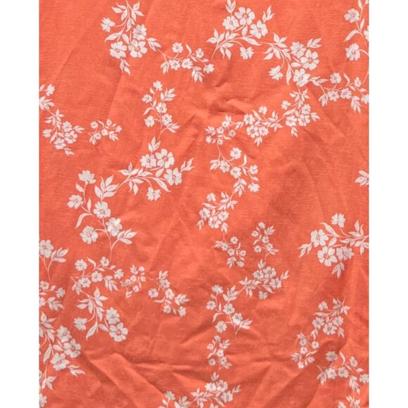 ST. John's Bay - Women's Loose Sleeveless Dress - Orange Floral - Medium - Picture 10 of 14